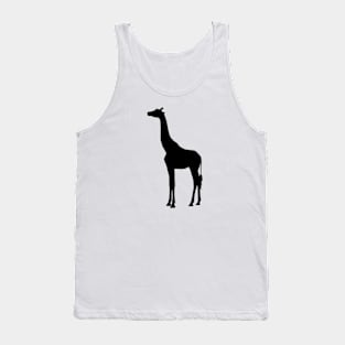 Giraffe vector silhouette Tank Top